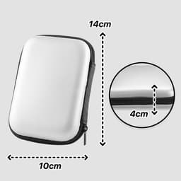 Dailygoods - Harde Beschermhoes voor Externe SSD's en Harde Schijven — thumbnail 2