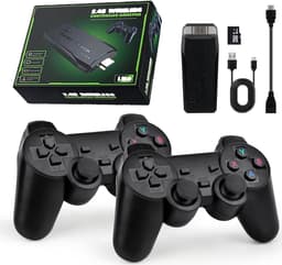 Retro Game Console | Spelconsole | 64 GB | 4K HDMI | 2 Draadloze Controllers 2.4G | Plug & Play TV | Retrogaming Console — thumbnail 1