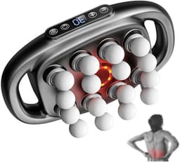 Massagepistool Set - Spierherstel Gun - Spierpijn Verlichten - 16 Massagekoppen - 1.7 kg - Zwart — thumbnail 1