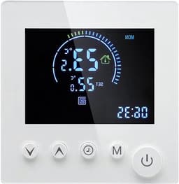 Kamerthermostaat - Slimme Thermostaat - Energie Besparen - 5+2 Programmeerbaar - 0-50 °C - Wit — thumbnail 1