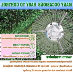 2-delige Grasmaaier Onkruidborstel voor Grasmaaiers, Accessoires voor Borstelmaaiers en Tuinonderhoud — thumbnail 4