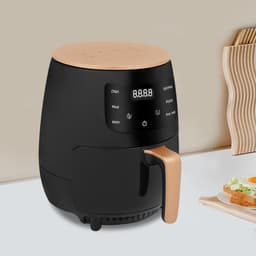 Heteluchtfriteuse - Mini oven Airfryer - Gezond koken - Krachtig 2400W - 35 Liter - Zwart Goud — thumbnail 3