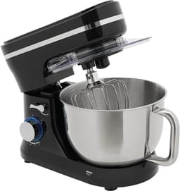 Keukenmachine 1000W - Mixer Kneedmachine - Thuis Bakken - Krachtige Koperen Motor - 45 liter kom - Zwart — thumbnail 1