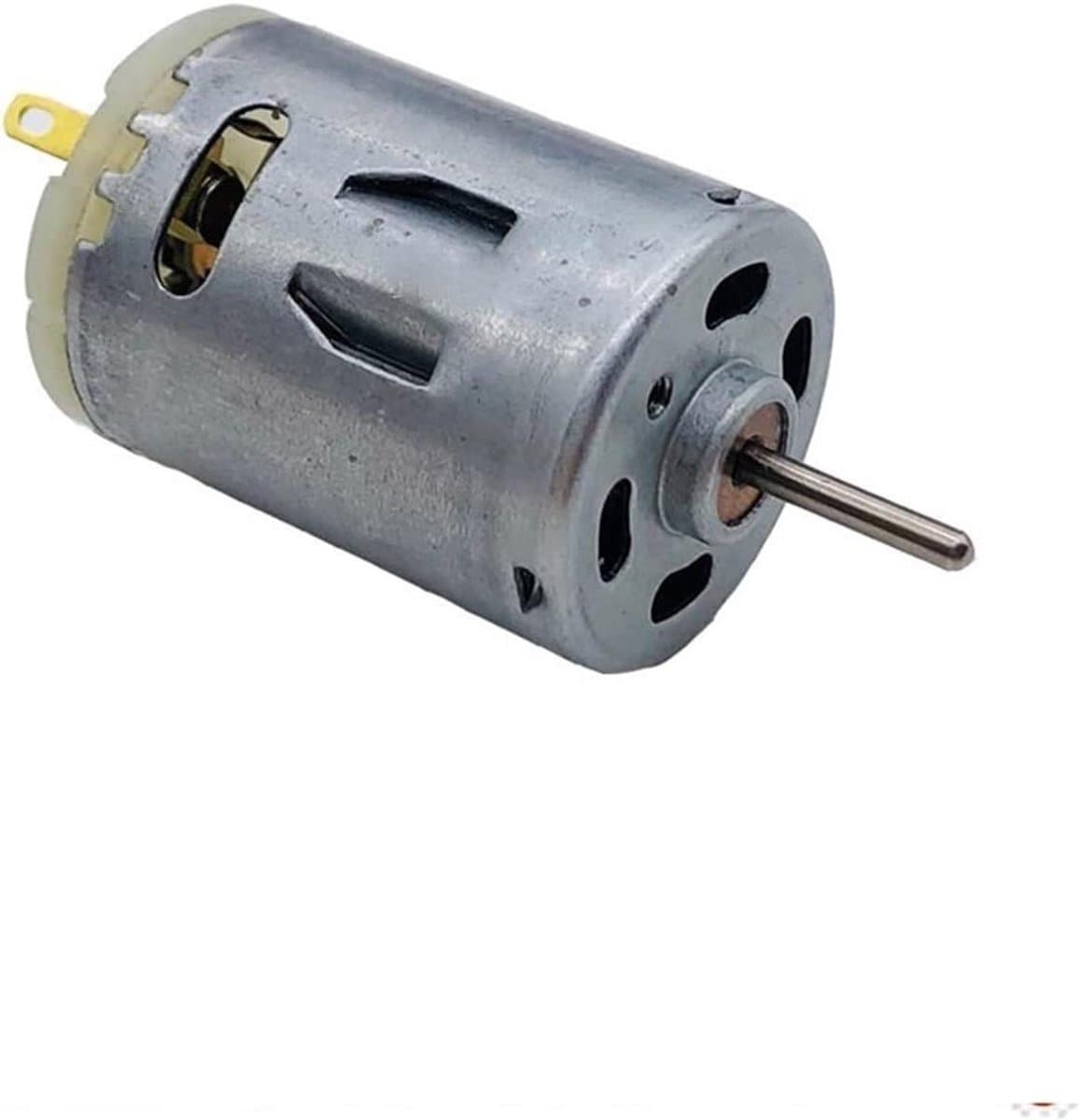 Kleine Stofzuiger Motor - DC Motor - DIY Projecten - Laag Geluidsniveau - 12-24V - Zilver — afbeelding 1