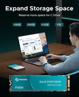 Externe SSD - Draagbare Opslag - Bestanden Overzetten - Hoge Leessnelheid - 2 TB - Zwart — thumbnail 2