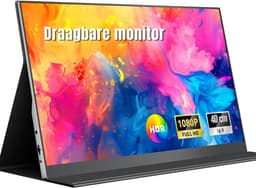 AHD® Portable Monitor - Draagbare Monitor - Portable Monitoren - Portable Monitor Laptop - Zwart - 41cm x 27cm x 6cm — thumbnail 1