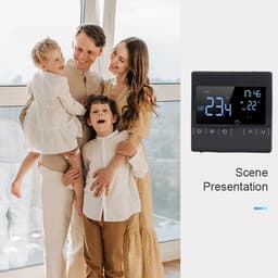 Slimme Thermostaat - Digitale Thermostaat Vloerverwarming - Comfortabel Huis - Dubbele Sensor - 16A - Wit — thumbnail 4