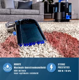 KAD® Vlekkenreiniger - Vlekkenreiniger voor Bank & Tapijt - Krachtige Tapijtreiniger Machine - Zwart/Blauw - 35cm x 30cm x 33cm — thumbnail 4