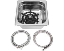 Automatische Cup Rinser - Glazenwasser Bar - Snel Glazen Spoelen - Hogedruk Reiniging - G1/2 Connector - Zilver