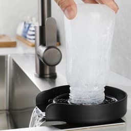 Automatische Kopjeswasmachine - Glazenspoeler Keuken - Snel Glazen Reinigen - 360 Graden Rotatie - 13x14.5 cm - Zwart — thumbnail 4