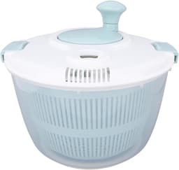 Salade Spinner - Groente Droger - Keuken Werkzaamheden - Handmatig Roterend Mechanisme - 5L Capaciteit - Blauw — thumbnail 1