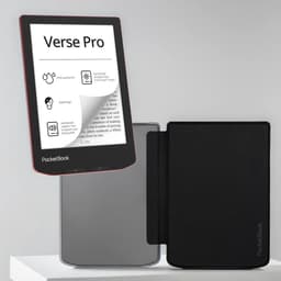 PocketBook Verse Pro e-reader Passion Red – 6 inch – 16 GB – waterdicht + Transparant Zwart Hoesje – voordeelbundel — thumbnail 1