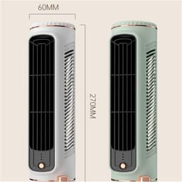 Bladloze Torenventilator - Desktop Ventilator - Persoonlijke Koeling - Stille Luchtstroom - 60 x 80 x 270 mm - Groen — thumbnail 5