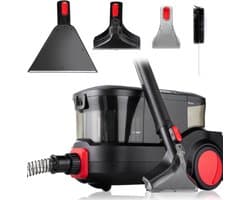 RUX® Tapijtreiniger machine - Tapijtreiniger - Tapijtreiniger apparaat - Zwart/Rood - ‎52cm x 28cm x 29cm