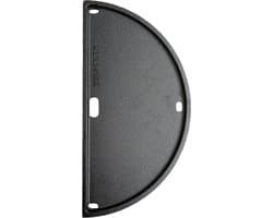 Gietijzeren plaat - half rond - Compact - 33 cm - geëmailleerd