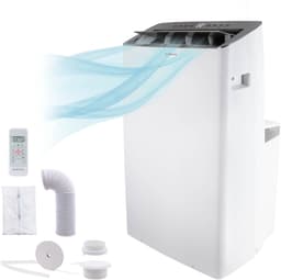 Inventum AC127WSET Mobiele Airco - 12000 BTU Airconditioning - 3-in-1 functie - Afstandsbediening - Tot 105 m3 - Afdichtingskit - Wit — thumbnail 1