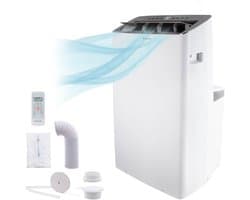 Inventum AC127WSET Mobiele Airco - 12000 BTU Airconditioning - 3-in-1 functie - Afstandsbediening - Tot 105 m3 - Afdichtingskit - Wit