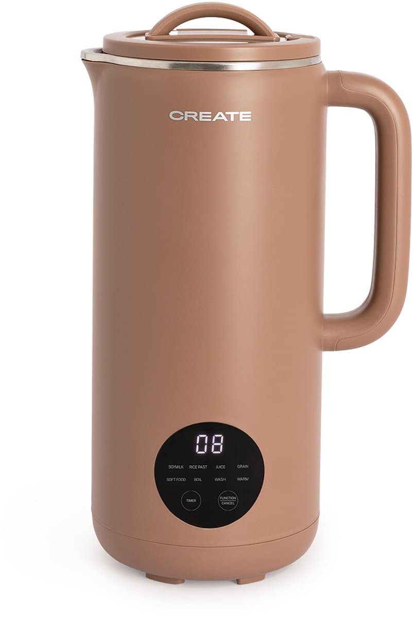 CREATE - Multifunctionele machine van 850 ml voor plantaardige melk - Mokka - VEGAN MILK MAKER STUDIO — afbeelding 1