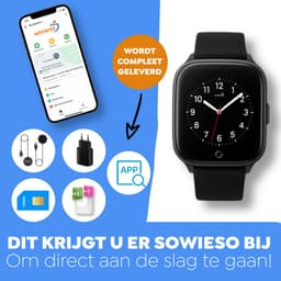 Weewise WS32 – GPS-horloge voor senioren - Valdetectie - SOS knop - GPS Tracker - GPS Horloge Ouderen - Alarm Horloge - SOS Horloge - Valdetectie - Alzheimer - Dementie - Alarmknop - Videobellen– GPS live locatie — thumbnail 5