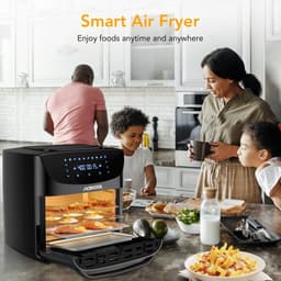 DIMICO - Airfryer 18L - 10 in 1 Heteluchtfriteuse met Touchscreen - 1800W XL Air Fryer Broodrooster - Digitale Convectie Oven — thumbnail 2