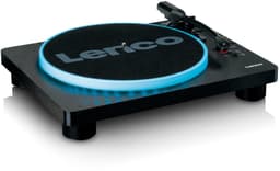 Lenco Platenspeler - Ingebouwde Speakers - Auto-stop - USB encoding - LED-verlichting- LS-50LEDBK - Zwart — thumbnail 2