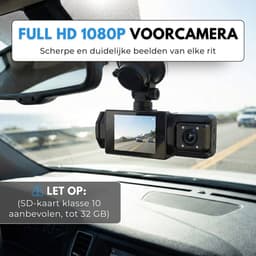 Boncy® Dashcam Voor Auto - 3 Kanalen Voor, Achter en Binnen Camera - 1080P Full HD - Dual Dashcams Met Achteruitrijcamera en Parkeermodus - Met Wifi & App - G-Sensor - Nachtzicht - Loop Recording - 170 Graden Kijkhoek — thumbnail 3