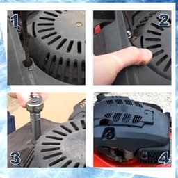 Terugslagstarter voor SV200 SV200ES R200 R200ES RM65-E RM65-ES RM65 M60 200cc motoren grasmaaier voor Mountfield voor Stiga Collector Multiclip Turbo Vervang onderdelen 118550161/2 — thumbnail 3