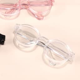 6 stuks mini-poppenbrillen, decoratieve plastic poppenbrillenaccessoires, perfect voor verzamelaarsdisplays en fotografie (meerdere kleuren) — thumbnail 2