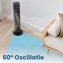 Auronic Torenventilator - Met Afstandsbediening en Timer - Ventilator - 60° Oscillatie - 76 cm - Zwart — thumbnail 5