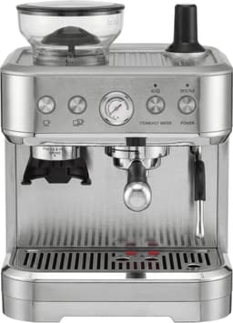 Koffiemachine van 15 bar met geïntegreerde molen - melkschuimer - 2,5 liter waterreservoir - roestvrijstalen barista-machine voor thuis en op kantoor. — thumbnail 1