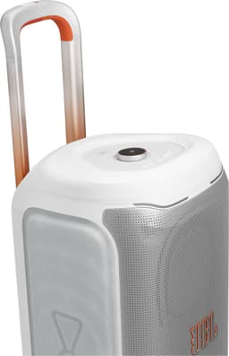 JBL PartyBox 330 - NIEUW - Draadloze Bluetooth Party Speaker – Op Wielen – Uitschuifbare Handgreep - Spatwaterdicht - LED verlichting - 18 uur - Wit — thumbnail 5