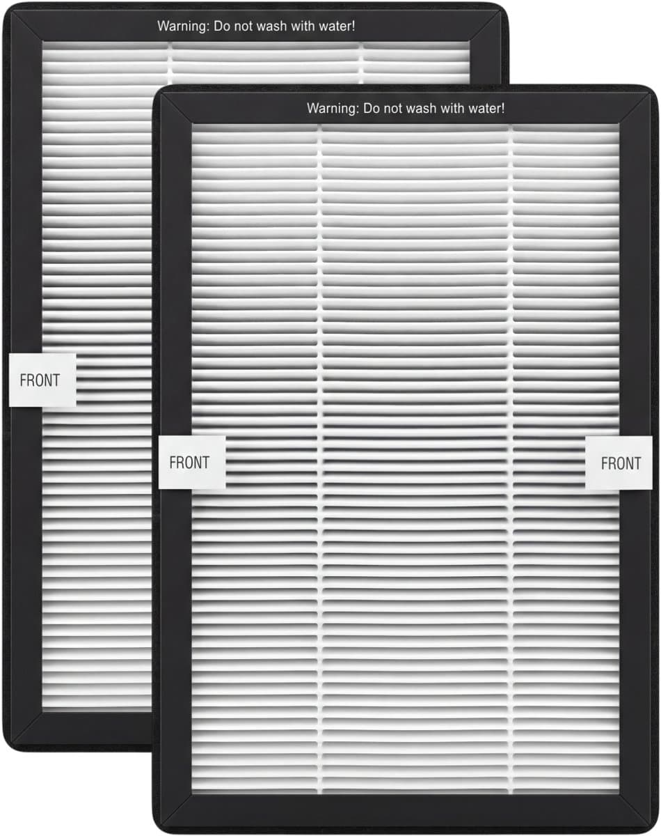 Auronic HEPA 13 Filter - Geschikt voor Auronic 2-in-1 Ventilator - 2 Stuks - 19,2 x 12,8 cm — afbeelding 1