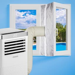 Mobiele Airco - Klimaatregelaar - Ruimte Koelen - App Bediening WiFi - 9000 BTU - Wit — thumbnail 2