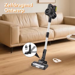 Stick Stofzuiger 6-in-1 - Draadloos - Lichtgewicht - Voor Harde Vloeren en Tapijt — thumbnail 4