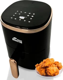 Compacte Airfryer - Heteluchtfriteuse - Gezond Koken - 9-in-1 Functies - 36 Liter - Zwart — thumbnail 1