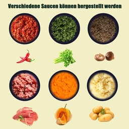 Elektrische groentesnijder, mini-knoflookhakker, geschikt voor het hakken van knoflook, groenten en fruit. Capaciteit knoflookhakker: 250 ml. — thumbnail 4