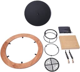 Royal Grill – The President Houtgestookte Plancha BBQ – Black — thumbnail 4
