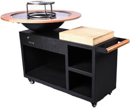 Royal Grill – The President Houtgestookte Plancha BBQ – Black — thumbnail 3