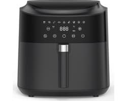 AIMASON AF80D10 - 9L XXL Airfryer - Digitale Energiezuinig en met weinig olie Heteluchtfriteuse - 2350W Snel Koken - 9-in-1 - Schudherinnering - Warmhoudfunctie - Metalen Binnenkant