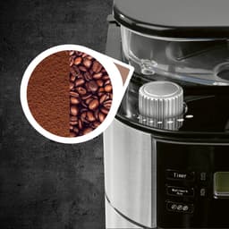 Koffiemachine met Bonen - Volautomatische Koffiemachine - Espressomachine - Koffiezetapparaat Bonen - 900 W - Zwart — thumbnail 3