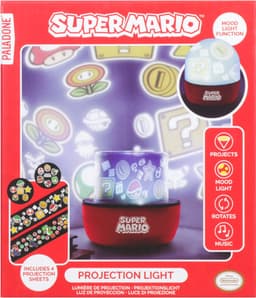 Super Mario Projection Light – Officieel Gelicentieerde Nintendo Projectorlamp met Verwisselbare Scènes & Kleureffecten- Paladone — thumbnail 5