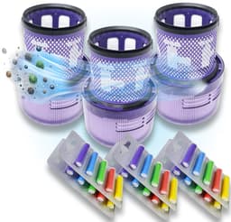 3 Stuks wasbare filters geschikt voor Dyson v11 v15 - SV14 SV15 SV17 SV22 SV28 SV47 +30x geurstaafjes vervangt: #970013-02 #97001302 — thumbnail 1