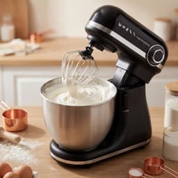 Swiss Haus® KM2307 Keukenmachine 1500W – 7.0L Keukenrobot - RVS Mengkom met Handgreep – 12 Snelheden – Multifunctionele Keukenmixer met Accessoires - Zwart — thumbnail 4