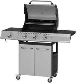 Mustang Gasbarbecue Knoxville 3+1 RVS – met 3 Branders en Zijbrander – 12,8 kW | Gietijzeren Grillrooster — thumbnail 2