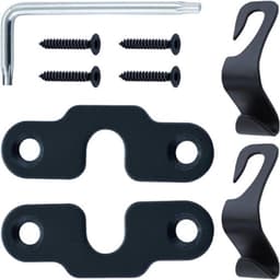 Reparatieset voor zonnewering geschikt voor Jeep Wrangler JK 2018-2022 en Gladiator 2020-2022 met 2 aluminium vizierclips voor eenvoudige montage en duurzame fixatie — thumbnail 5