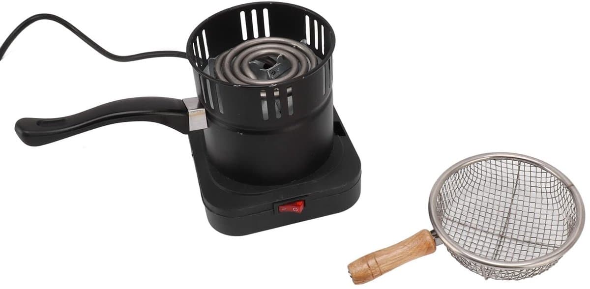 ONF3 - Elektrische Houtskoolbrander - Draagbare Starter - Duurzaam Ontwerp - Compact en Lichtgewicht - Voor Open Haarden en Grills - Ideaal voor... — afbeelding 1