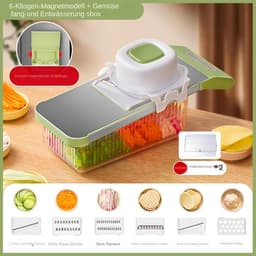 Keuken Snijapparaat - Multifunctionele Hakker - Snel Groenten Snijden - 6-in-1 Verstelbaar - 125 x 95 x 125 cm — thumbnail 3