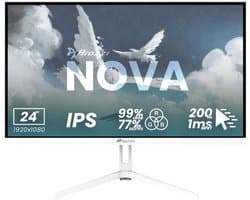 Arozzi Nova 24" Gaming Monitor - Full HD IPS - 200Hz - Wit