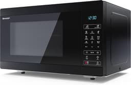 Magnetron Flatbed - Compacte Oven - Snel Opwarmen - Geen Draaitafel - 25 Liter - Zwart — thumbnail 3