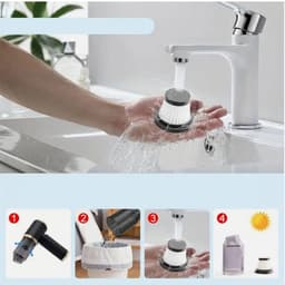 4-in-1 Draadloze Mini Handstofzuiger – Nat & Droog –Auto, Thuis & Kantoor – Compact & Multifunctioneel — thumbnail 4
